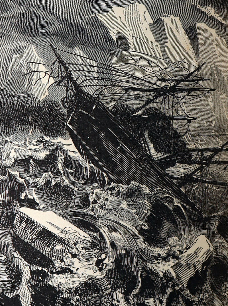 1875 First English Edition - The English at the North Pole by Jules Verne