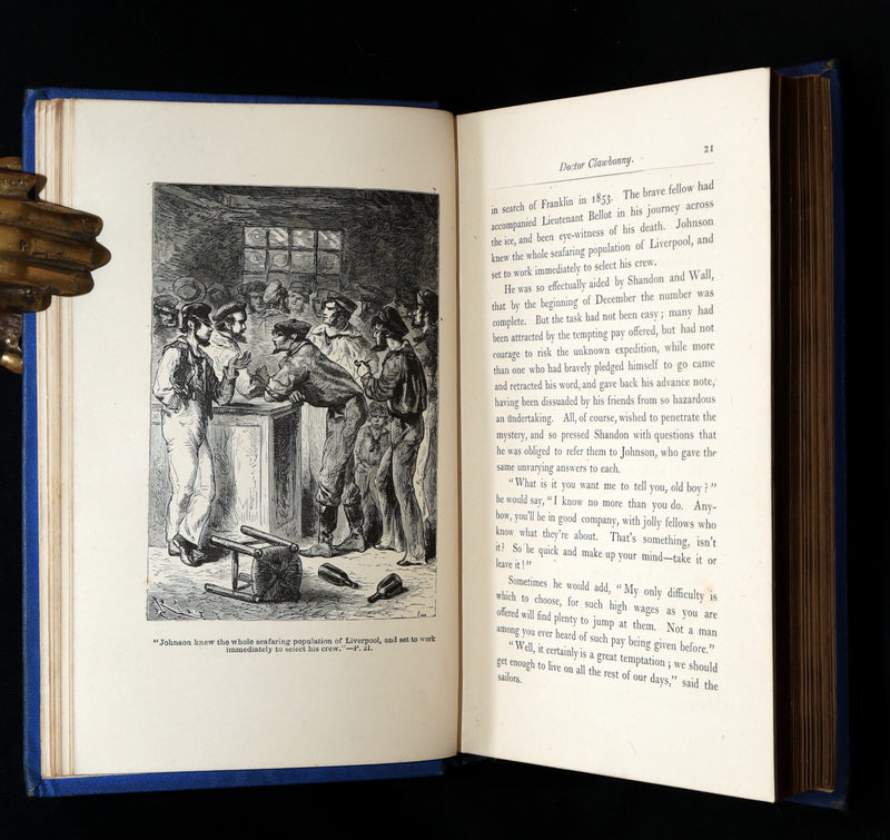 1875 First English Edition - The English at the North Pole by Jules Verne