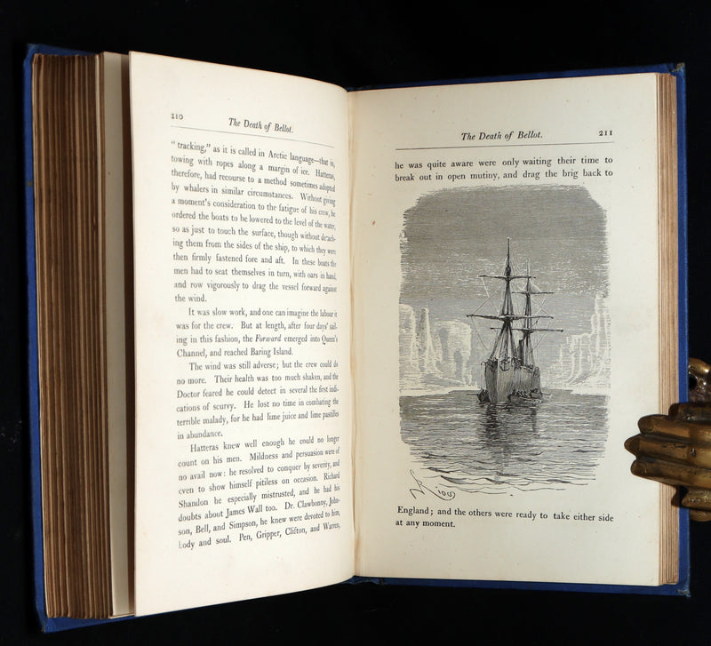 1875 First English Edition - The English at the North Pole by Jules Verne