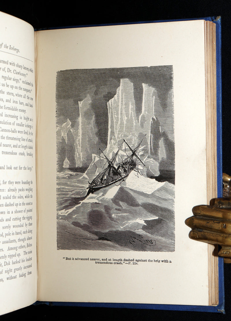 1875 First English Edition - The English at the North Pole by Jules Verne