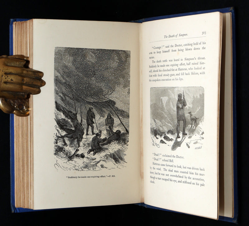 1875 First English Edition - The English at the North Pole by Jules Verne
