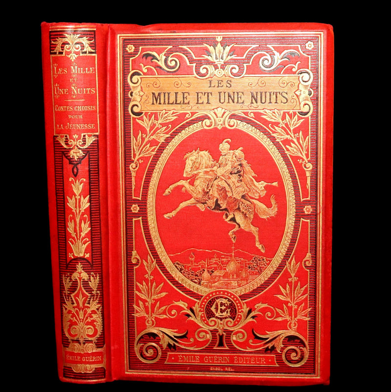 1890 Rare French Book - One Thousand and One Nights, Les Mille et une Nuits