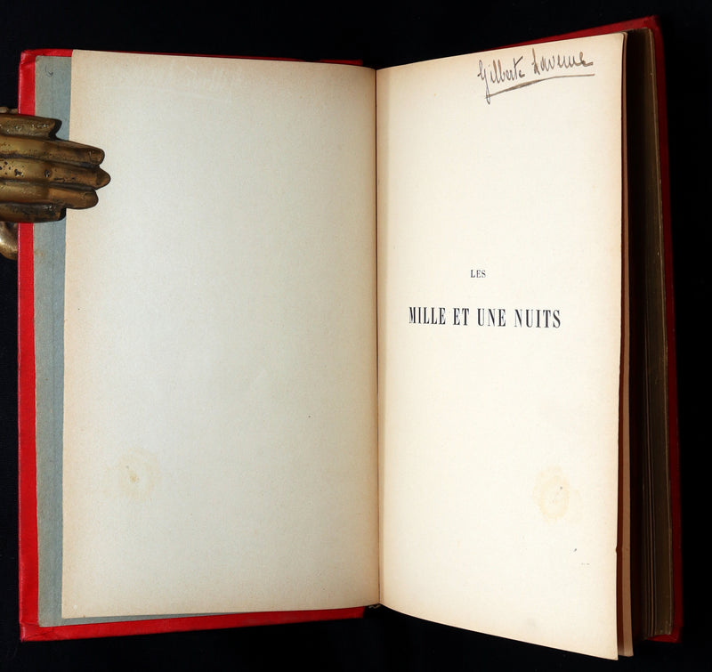 1890 Rare French Book - One Thousand and One Nights, Les Mille et une Nuits
