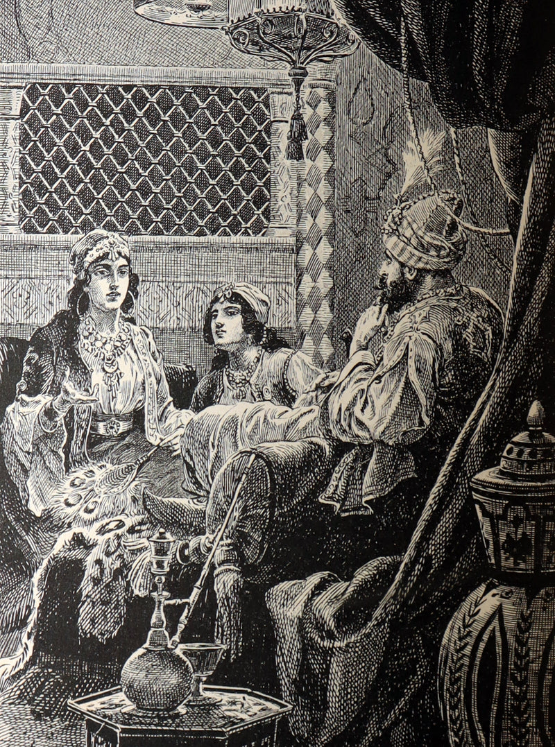 1890 Rare French Book - One Thousand and One Nights, Les Mille et une Nuits