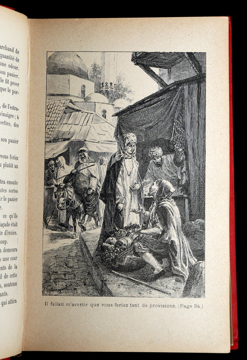 1890 Rare French Book - One Thousand and One Nights, Les Mille et une Nuits