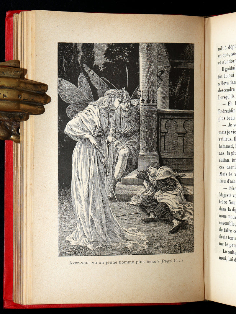 1890 Rare French Book - One Thousand and One Nights, Les Mille et une Nuits