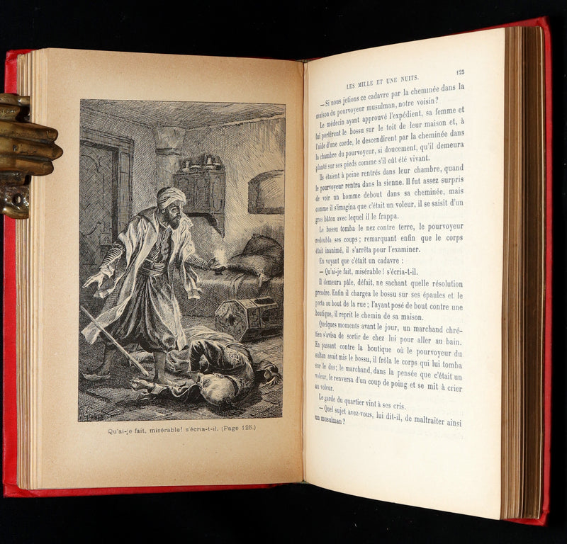 1890 Rare French Book - One Thousand and One Nights, Les Mille et une Nuits
