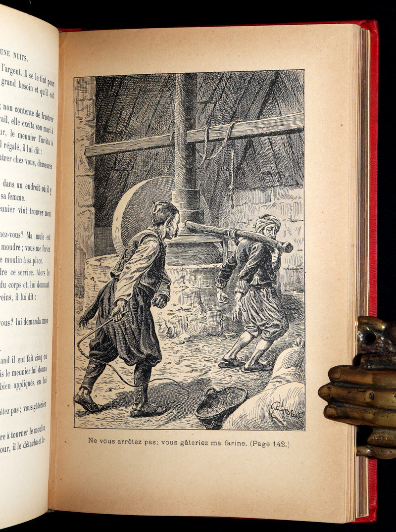 1890 Rare French Book - One Thousand and One Nights, Les Mille et une Nuits