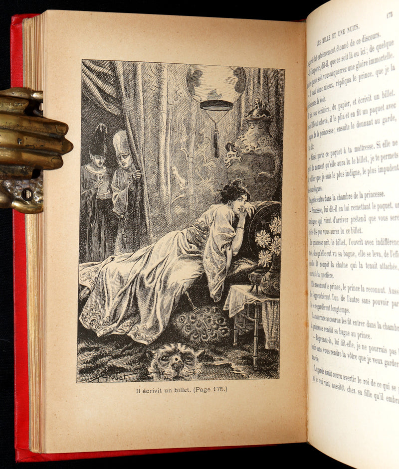 1890 Rare French Book - One Thousand and One Nights, Les Mille et une Nuits