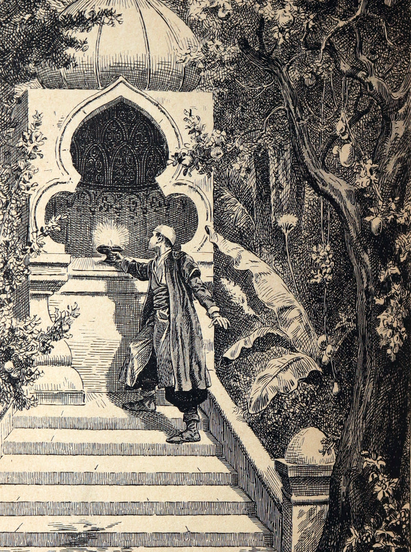 1890 Rare French Book - One Thousand and One Nights, Les Mille et une Nuits