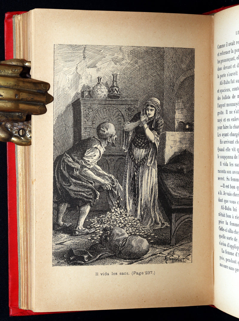 1890 Rare French Book - One Thousand and One Nights, Les Mille et une Nuits