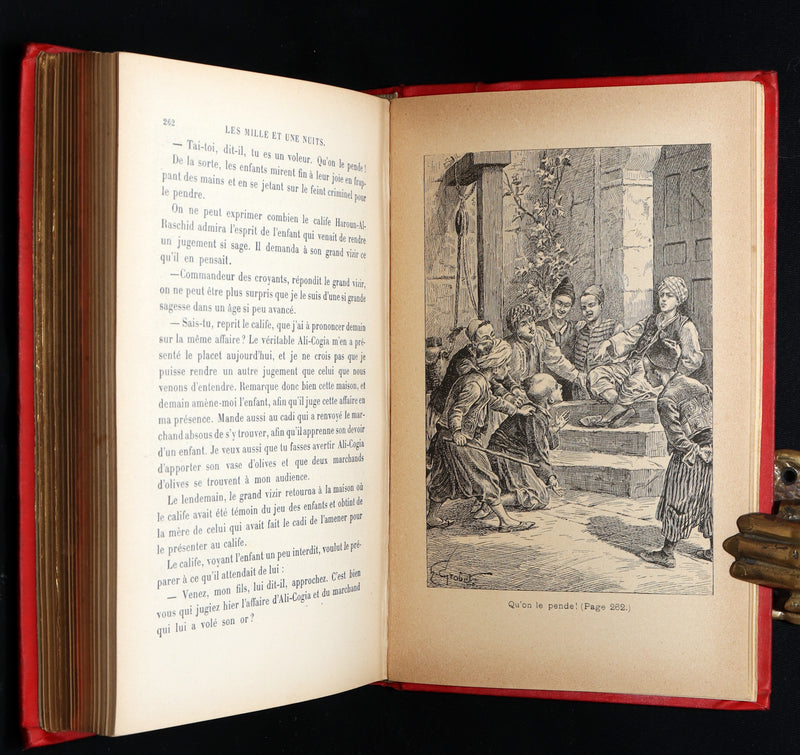 1890 Rare French Book - One Thousand and One Nights, Les Mille et une Nuits