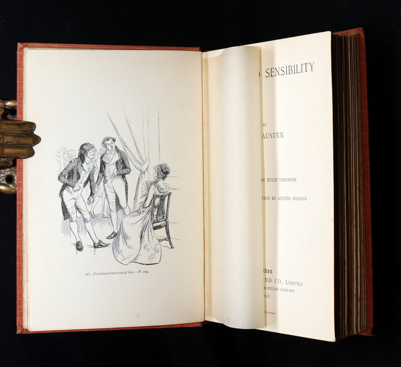 1901 Rare Book- Sense and Sensibility by Jane Austen and Hugh Thomson