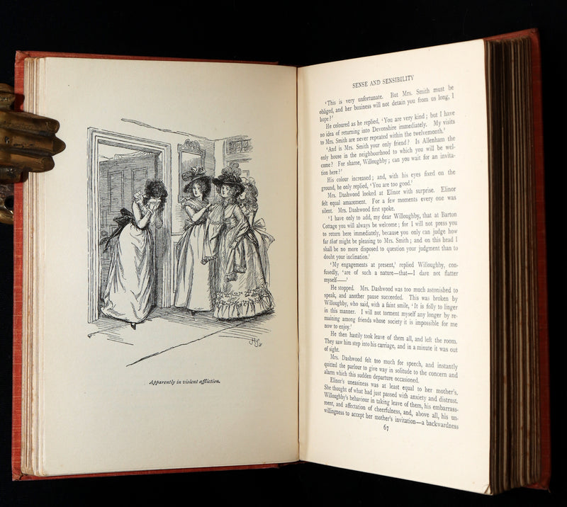 1901 Rare Book- Sense and Sensibility by Jane Austen and Hugh Thomson