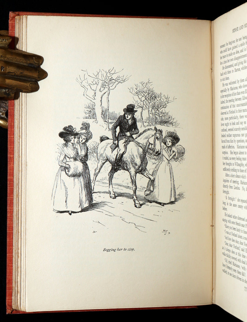 1901 Rare Book- Sense and Sensibility by Jane Austen and Hugh Thomson