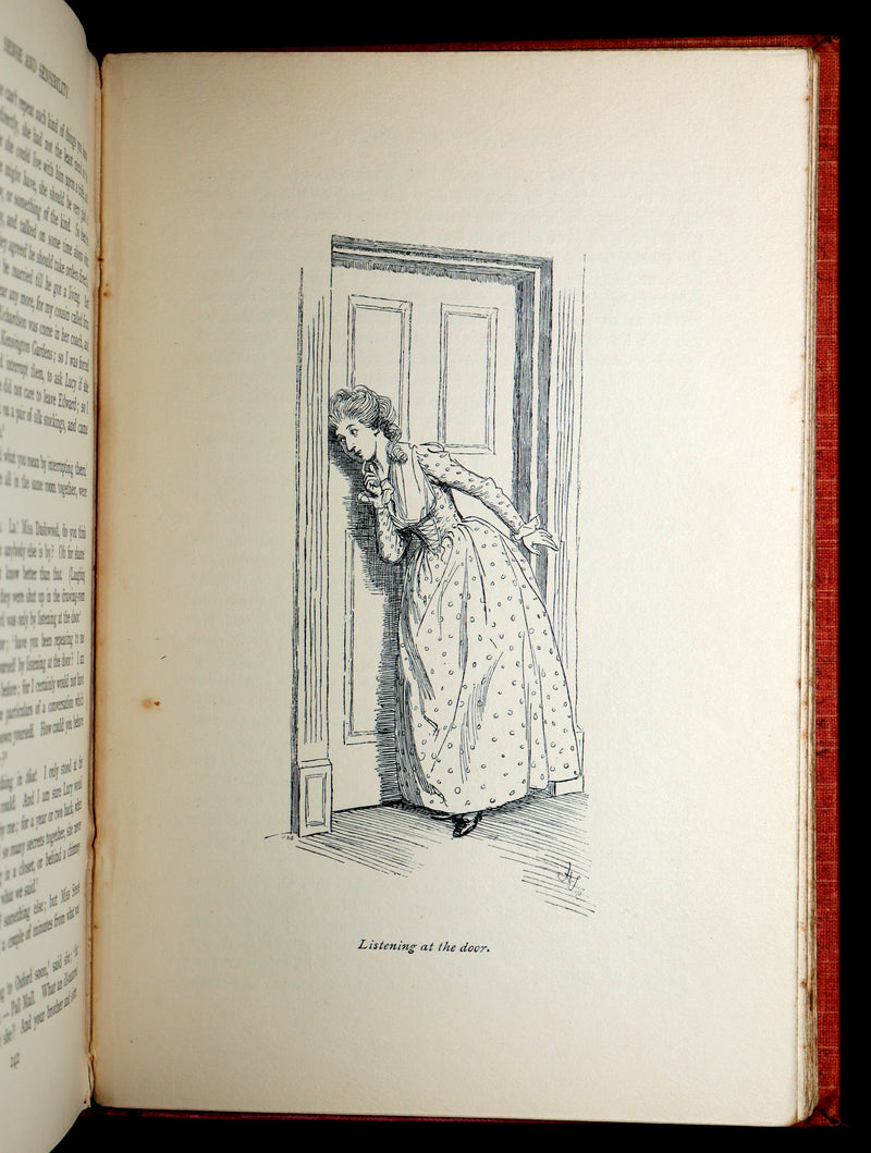 1901 Rare Book- Sense and Sensibility by Jane Austen and Hugh Thomson