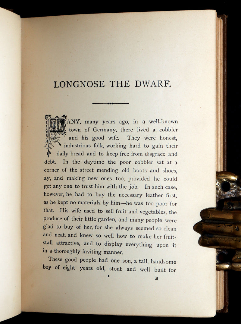 1880 Scarce First US Edition - William HAUFF'S Fairy Tales, Illustrated