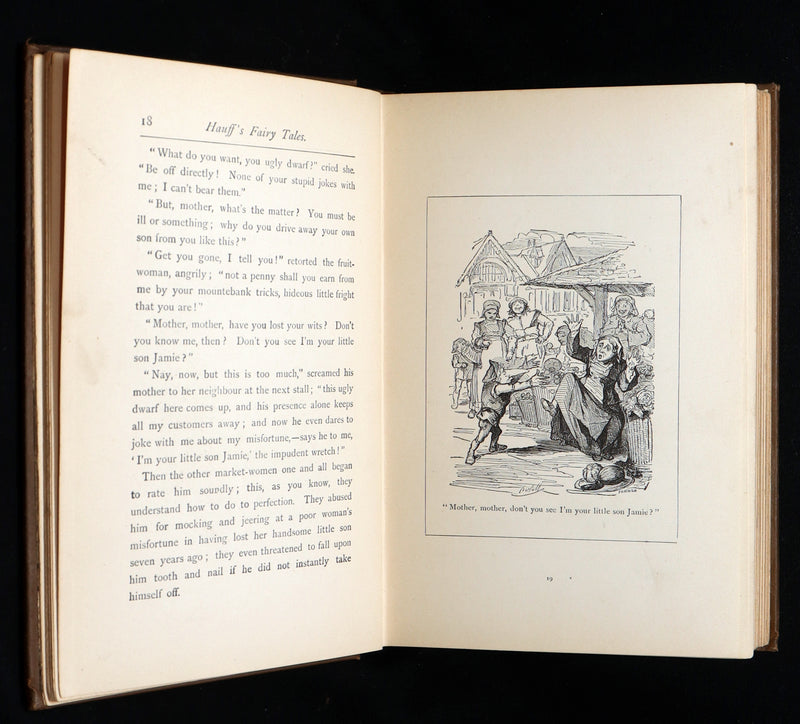 1880 Scarce First US Edition - William HAUFF'S Fairy Tales, Illustrated
