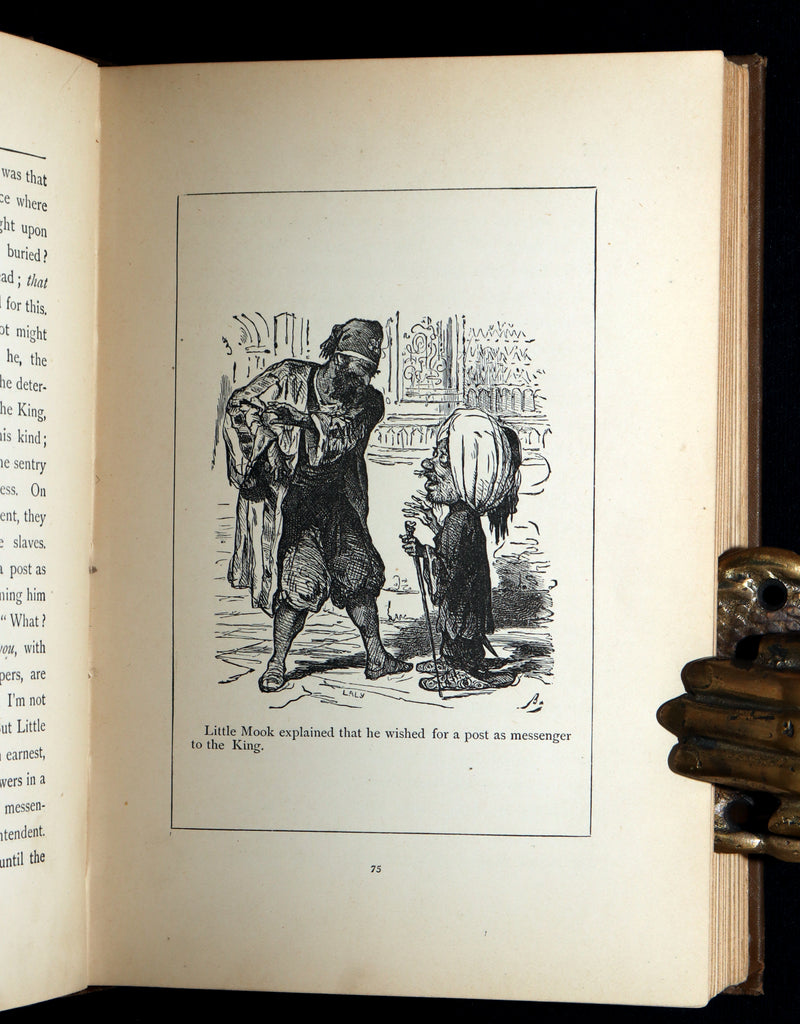 1880 Scarce First US Edition - William HAUFF'S Fairy Tales, Illustrated
