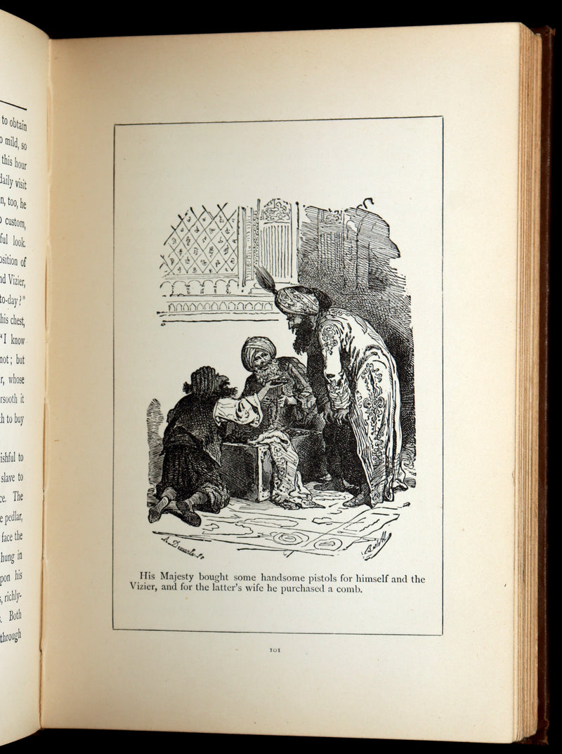 1880 Scarce First US Edition - William HAUFF'S Fairy Tales, Illustrated