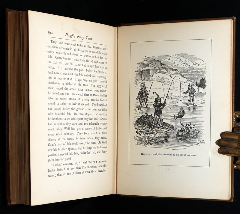 1880 Scarce First US Edition - William HAUFF'S Fairy Tales, Illustrated