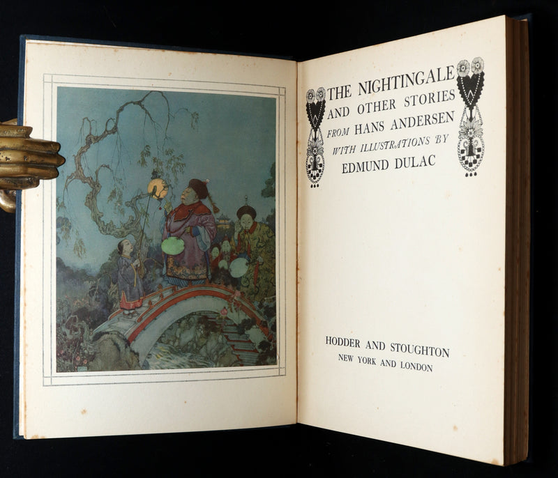 1911 Rare First Edition - Andersen's Nightingale Illustrated By Edmund Dulac