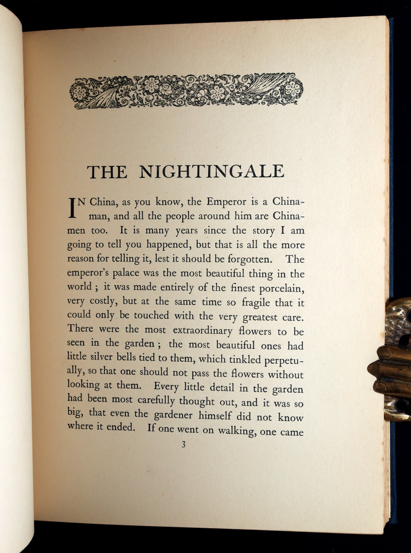 1911 Rare First Edition - Andersen's Nightingale Illustrated By Edmund Dulac