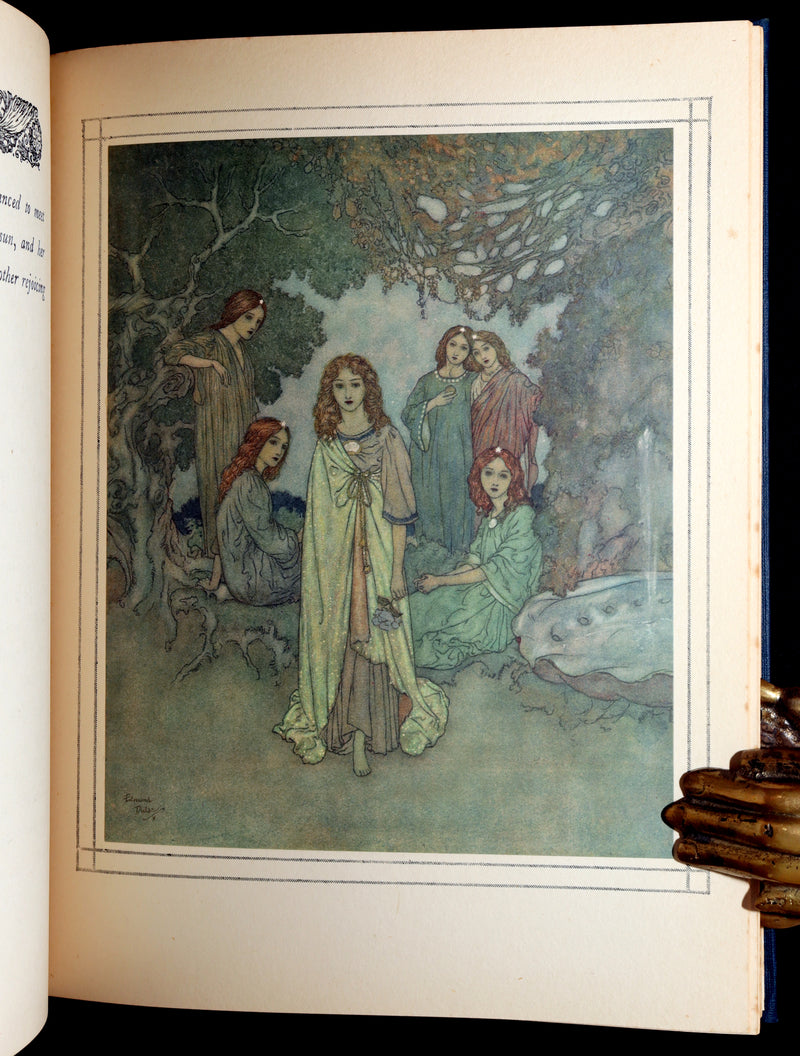 1911 Rare First Edition - Andersen's Nightingale Illustrated By Edmund Dulac