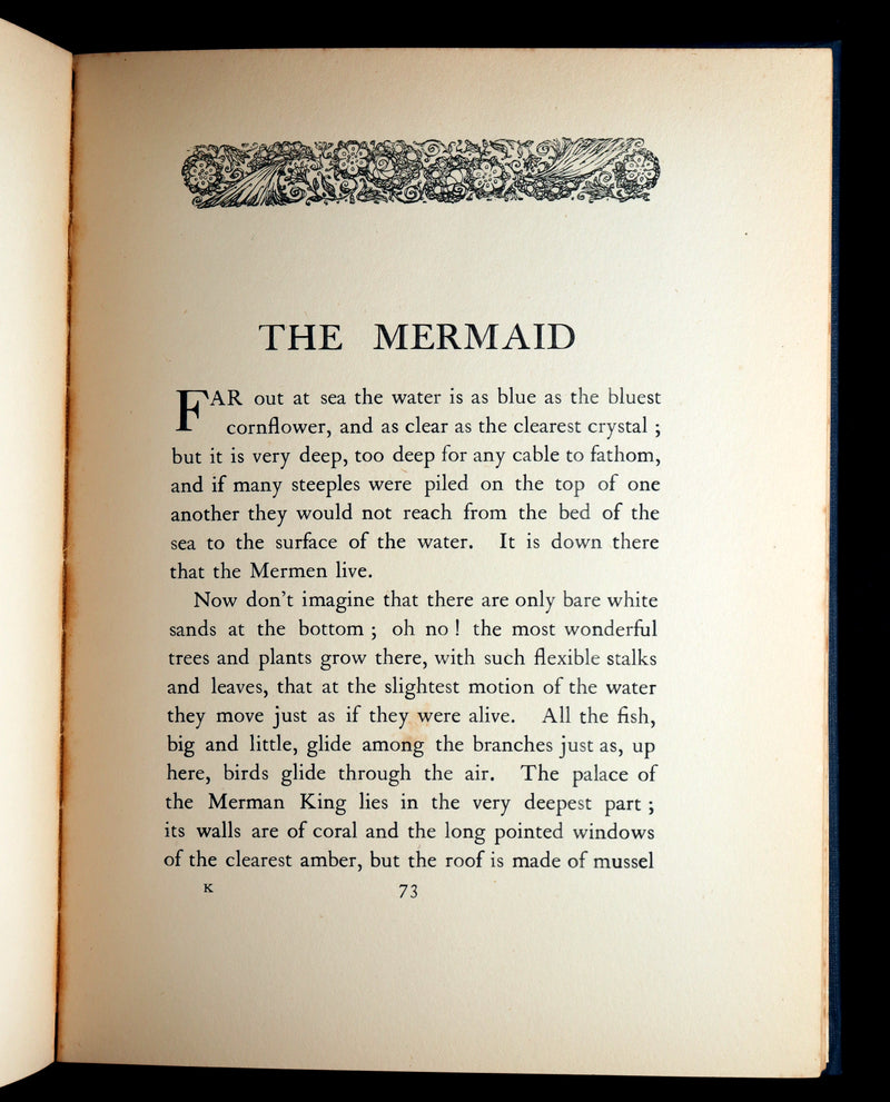 1911 Rare First Edition - Andersen's Nightingale Illustrated By Edmund Dulac