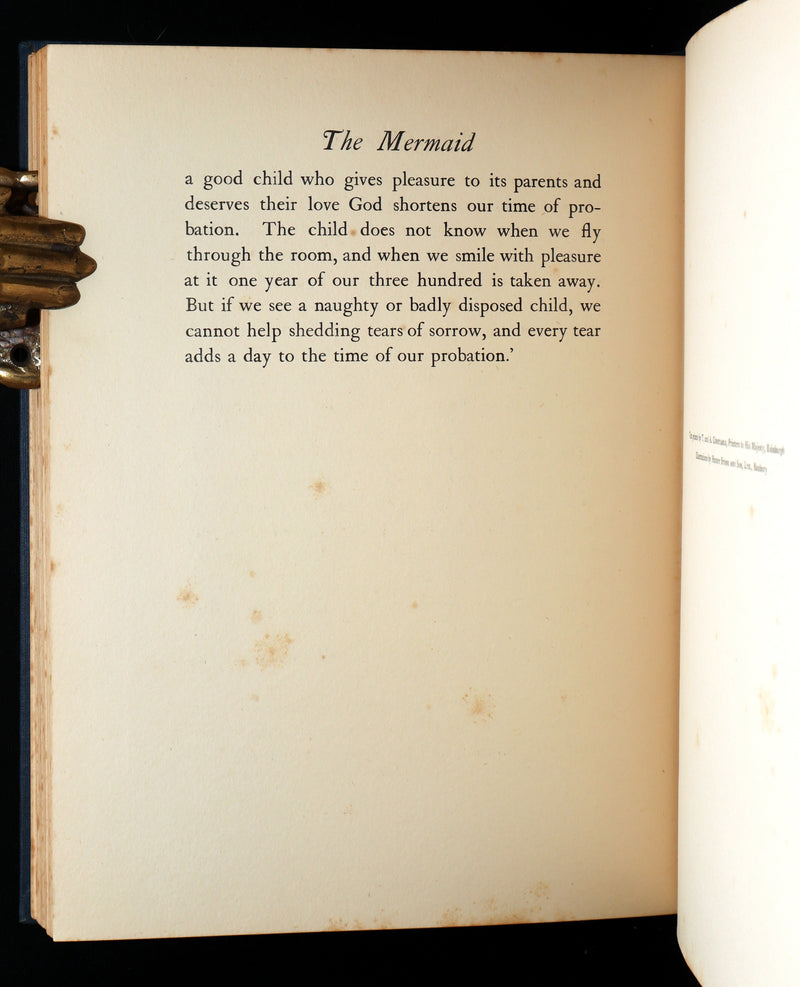 1911 Rare First Edition - Andersen's Nightingale Illustrated By Edmund Dulac