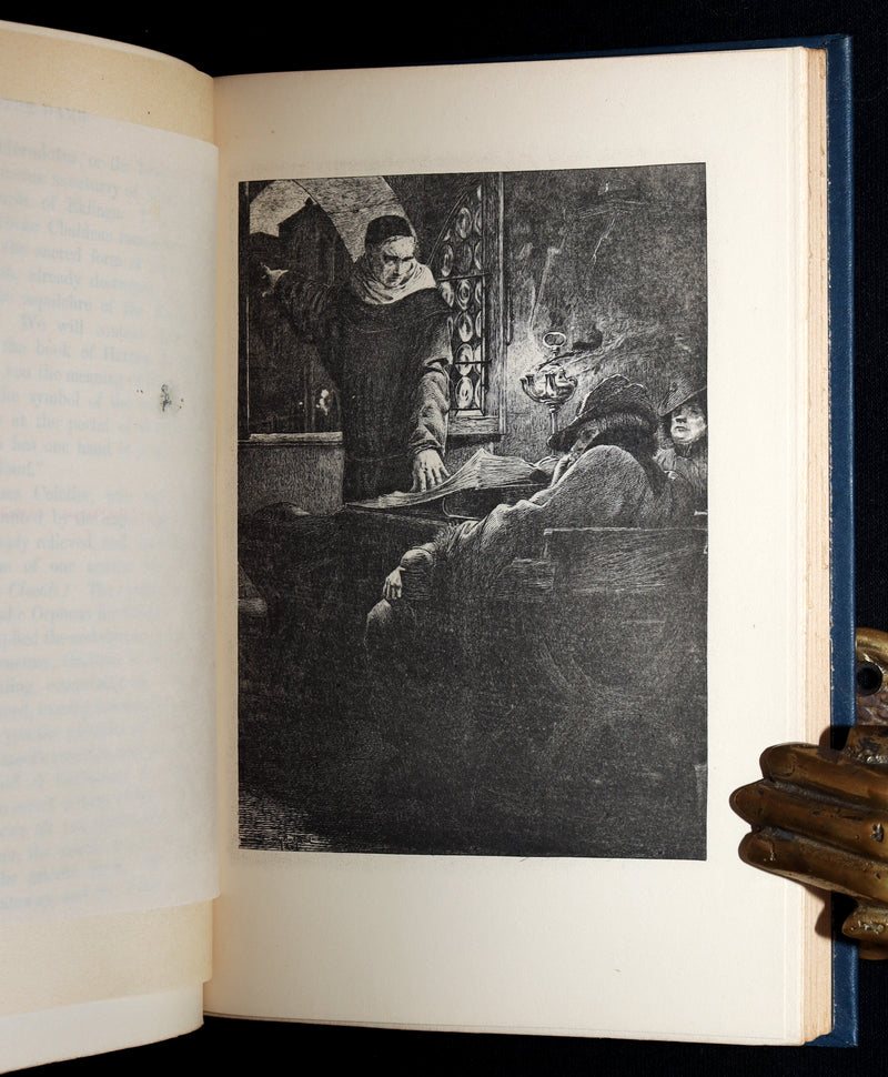 1888 Rare Victorian Book set - Victor Hugo's Hunchback of Notre-Dame, Gothic