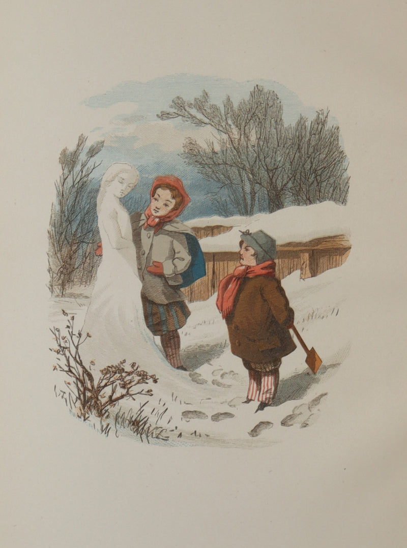 1864 Rare book- The Snow-Image, A Childish Miracle by Nathaniel Hawthorne.