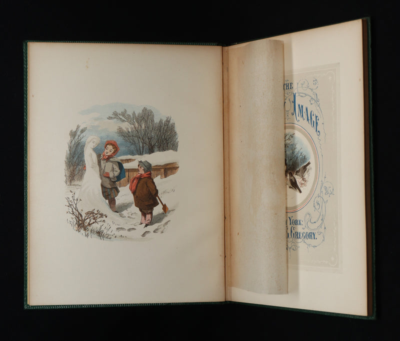 1864 Rare book- The Snow-Image, A Childish Miracle by Nathaniel Hawthorne.