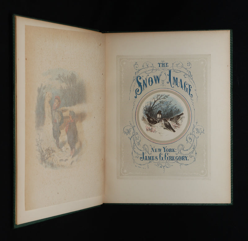 1864 Rare book- The Snow-Image, A Childish Miracle by Nathaniel Hawthorne.