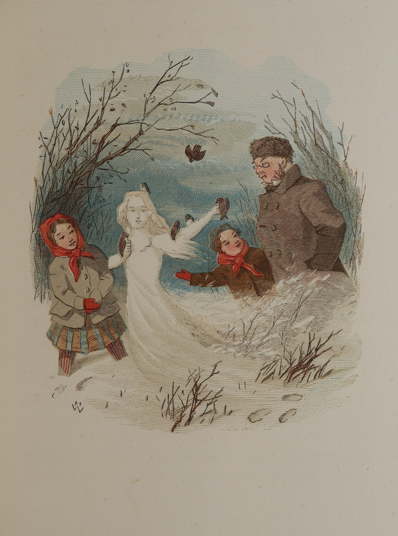 1864 Rare book- The Snow-Image, A Childish Miracle by Nathaniel Hawthorne.