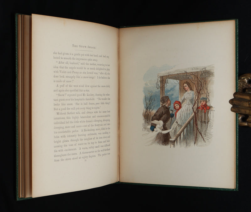 1864 Rare book- The Snow-Image, A Childish Miracle by Nathaniel Hawthorne.