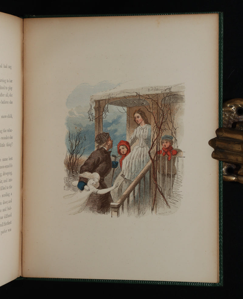 1864 Rare book- The Snow-Image, A Childish Miracle by Nathaniel Hawthorne.