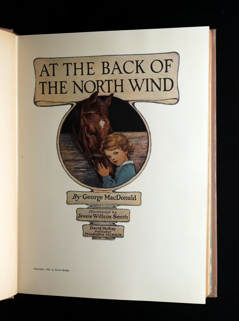 1919 Jessie Willcox Smith First Edition - At The Back of the North Wind