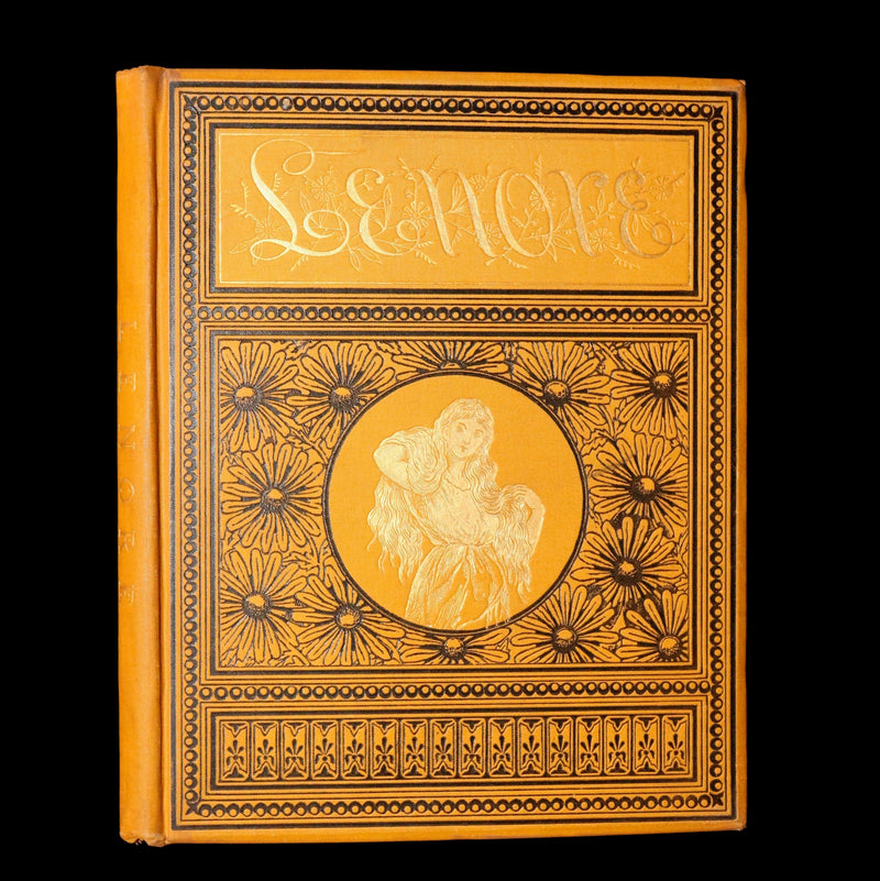1886 Scarce First Henry Sandham Illustrated Edition - Lenore by Edgar Allan Poe