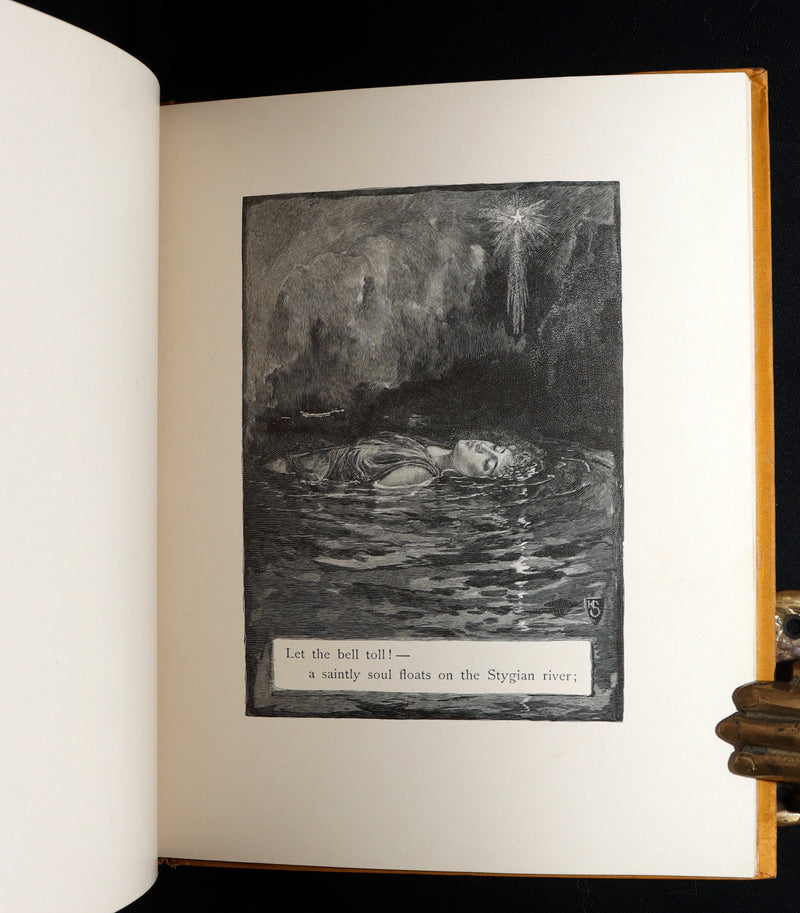 1886 Scarce First Henry Sandham Illustrated Edition - Lenore by Edgar Allan Poe