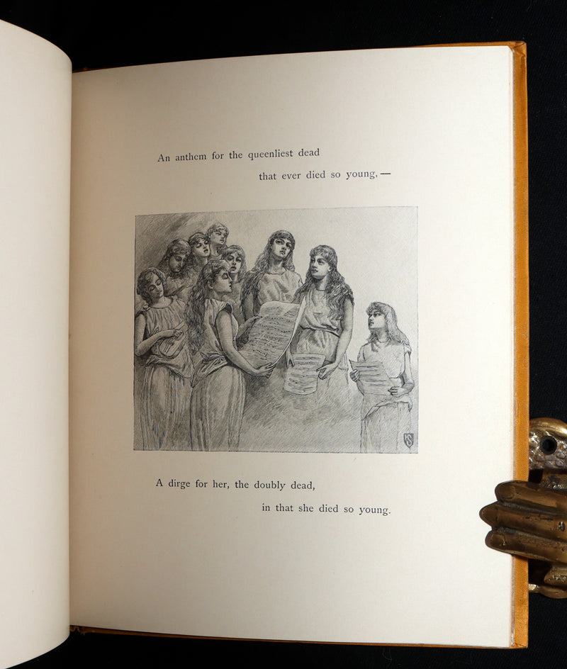 1886 Scarce First Henry Sandham Illustrated Edition - Lenore by Edgar Allan Poe