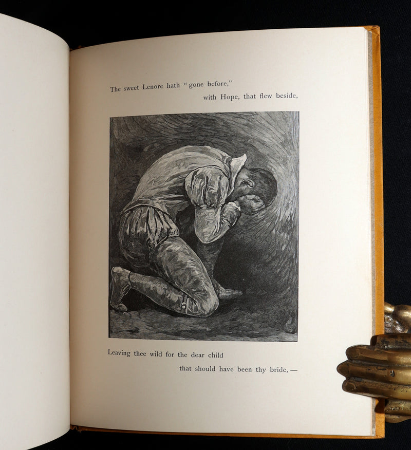 1886 Scarce First Henry Sandham Illustrated Edition - Lenore by Edgar Allan Poe