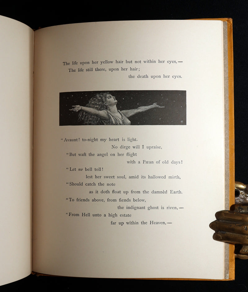 1886 Scarce First Henry Sandham Illustrated Edition - Lenore by Edgar Allan Poe
