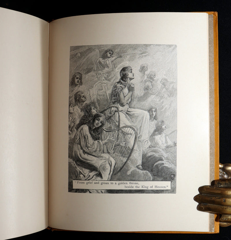 1886 Scarce First Henry Sandham Illustrated Edition - Lenore by Edgar Allan Poe