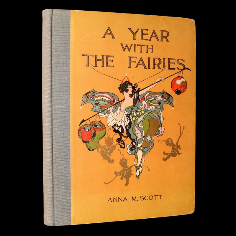 1914 Rare First Edition - A Year with the Fairies illustrated by Marion T. Ross