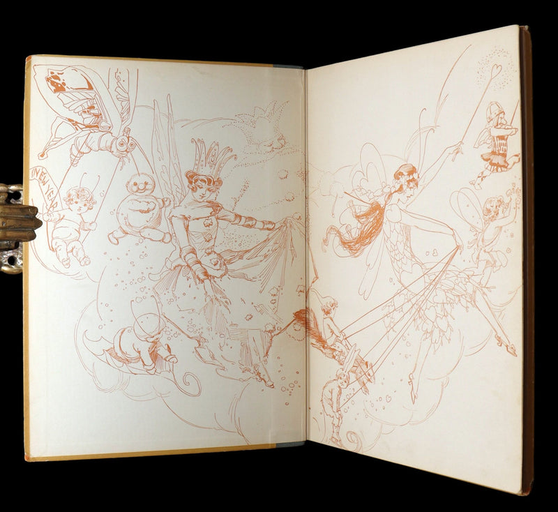 1914 Rare First Edition - A Year with the Fairies illustrated by Marion T. Ross