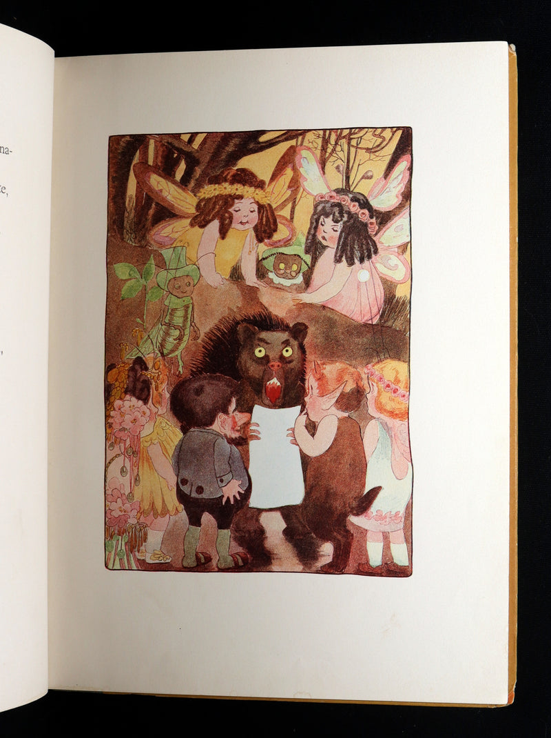 1914 Rare First Edition - A Year with the Fairies illustrated by Marion T. Ross