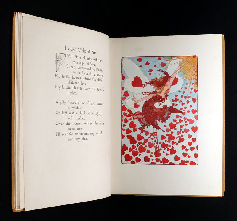 1914 Rare First Edition - A Year with the Fairies illustrated by Marion T. Ross