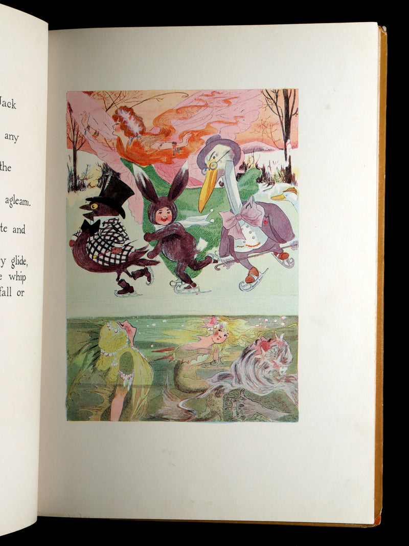 1914 Rare First Edition - A Year with the Fairies illustrated by Marion T. Ross
