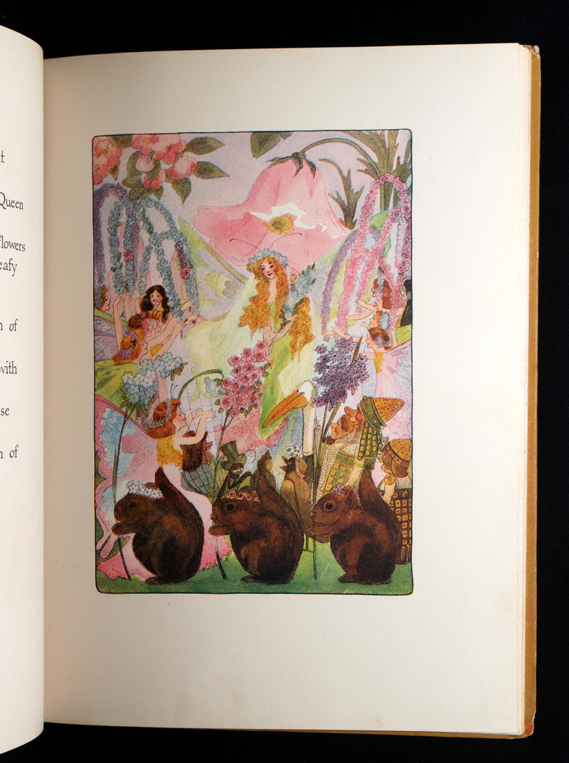 1914 Rare First Edition - A Year with the Fairies illustrated by Marion T. Ross